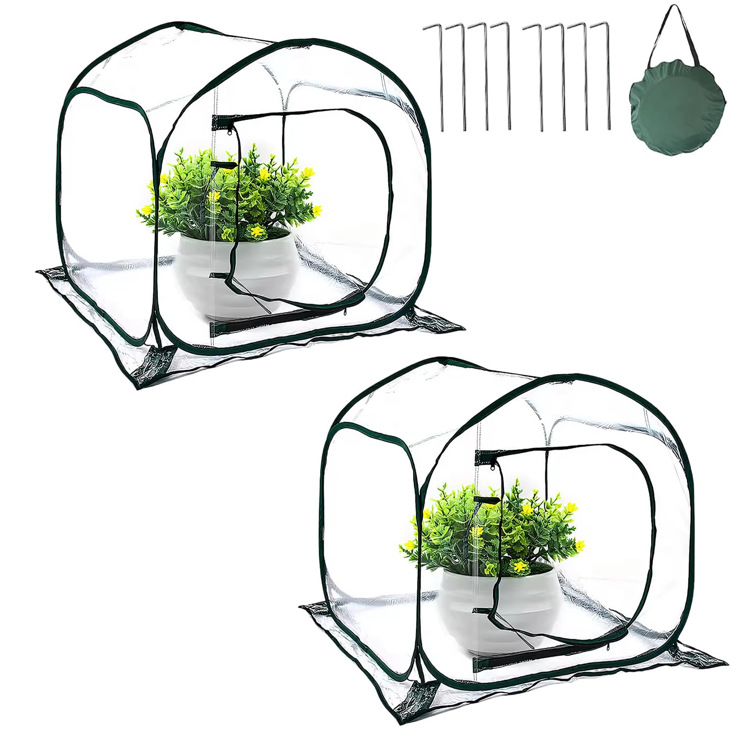 Mini Serre Pop Up 80x80x80cm (2 pz)