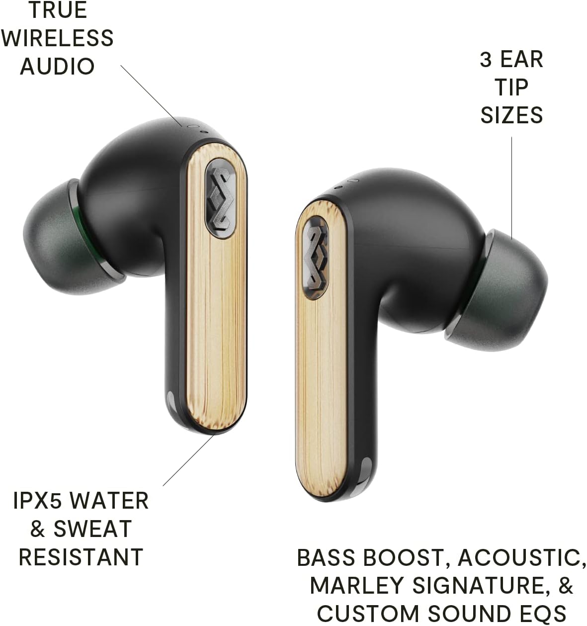 Marley House Of Redemption ANC 2 - Auricolari True Wireless - immagine 3