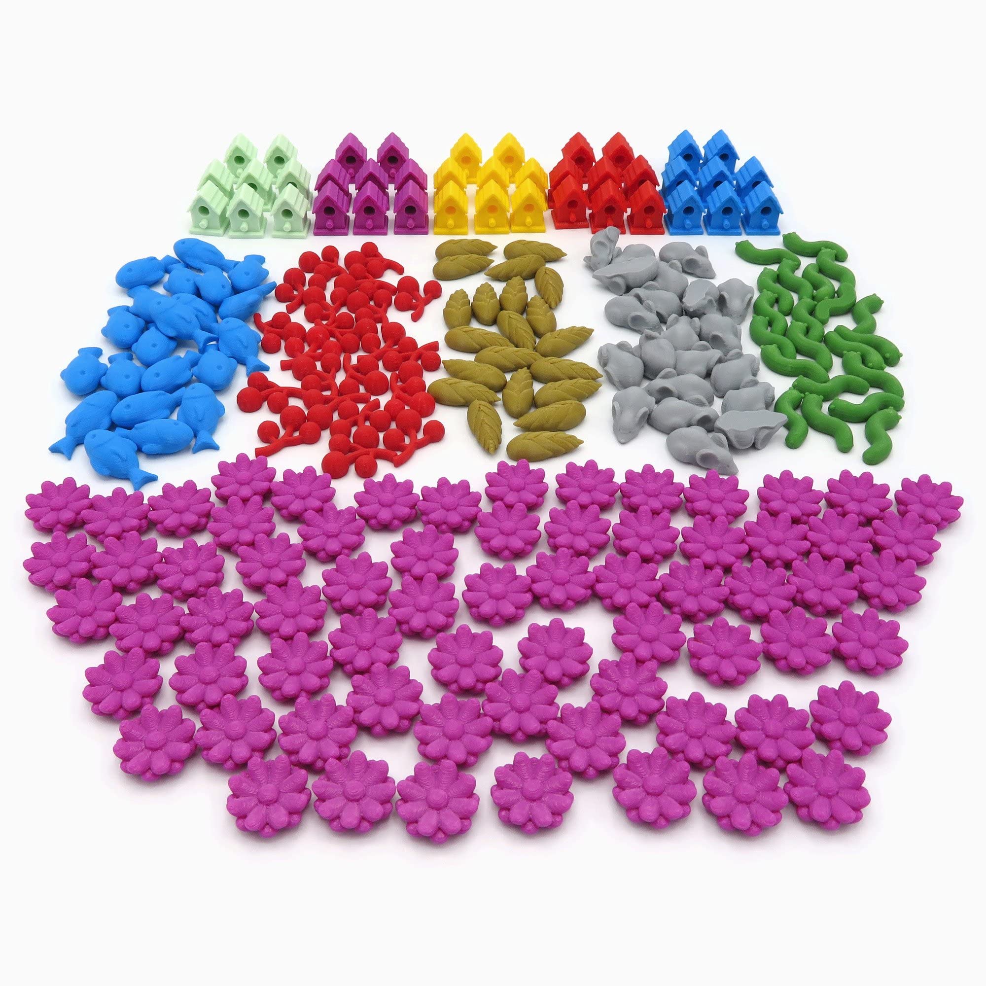 BGExpansions Set completo di aggiornamento per Wingspan - 214 pezzi, WING005