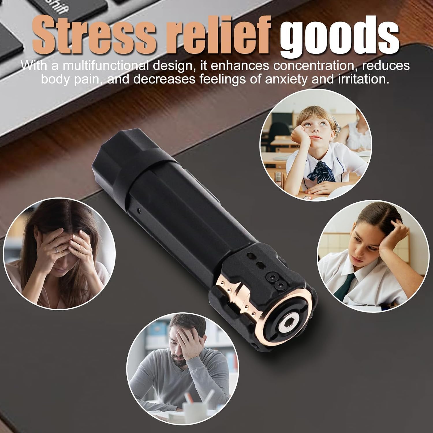 Fidget Slider in Metallo - Giocattolo Anti-Stress - immagine 3