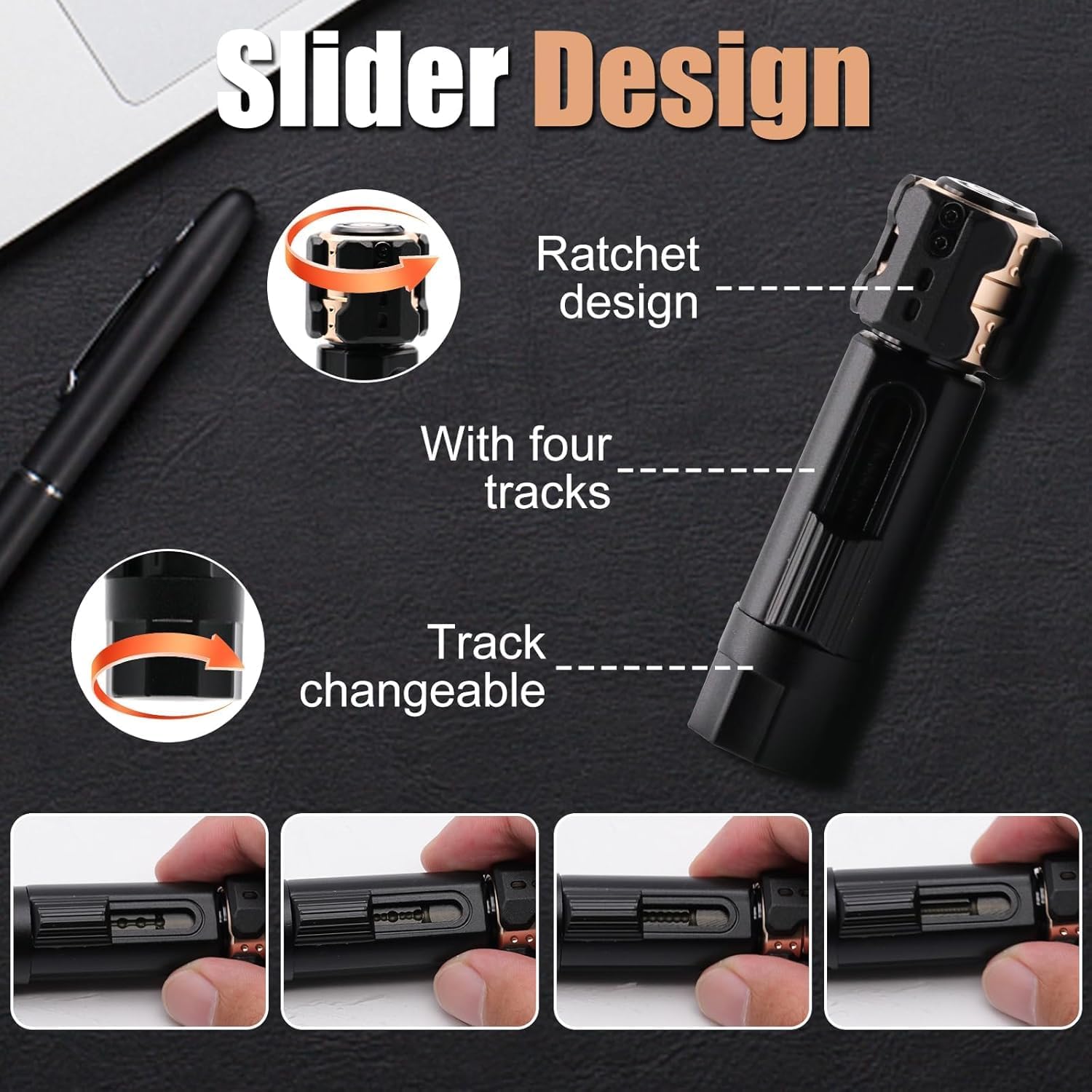 Fidget Slider in Metallo - Giocattolo Anti-Stress - immagine 5