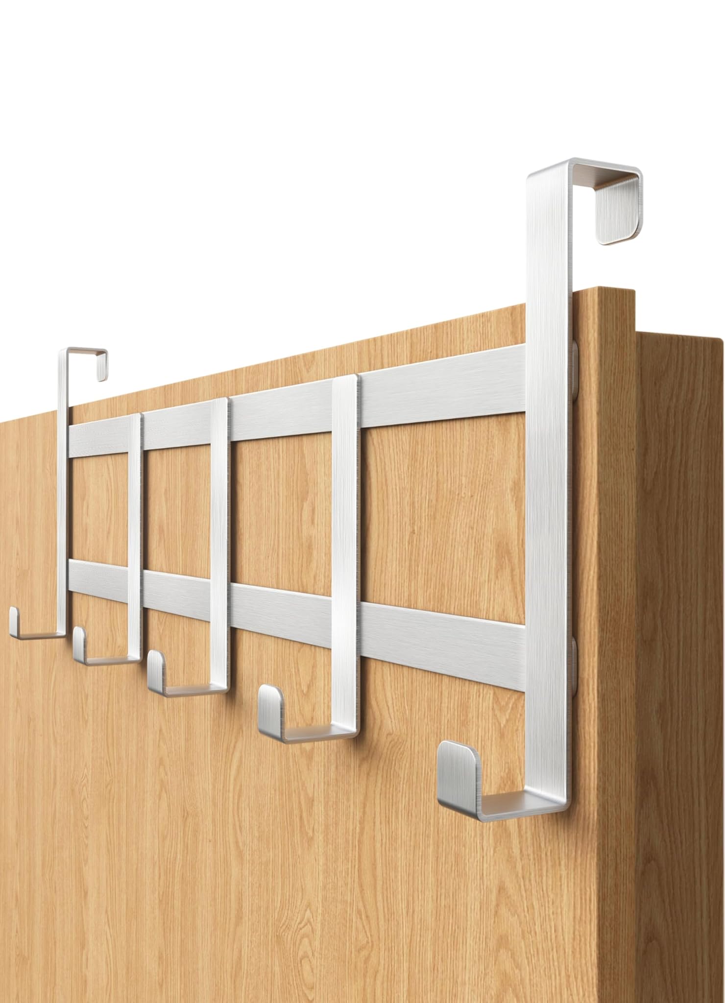 4smile Appendiabiti da Porta Salvaspazio Inox