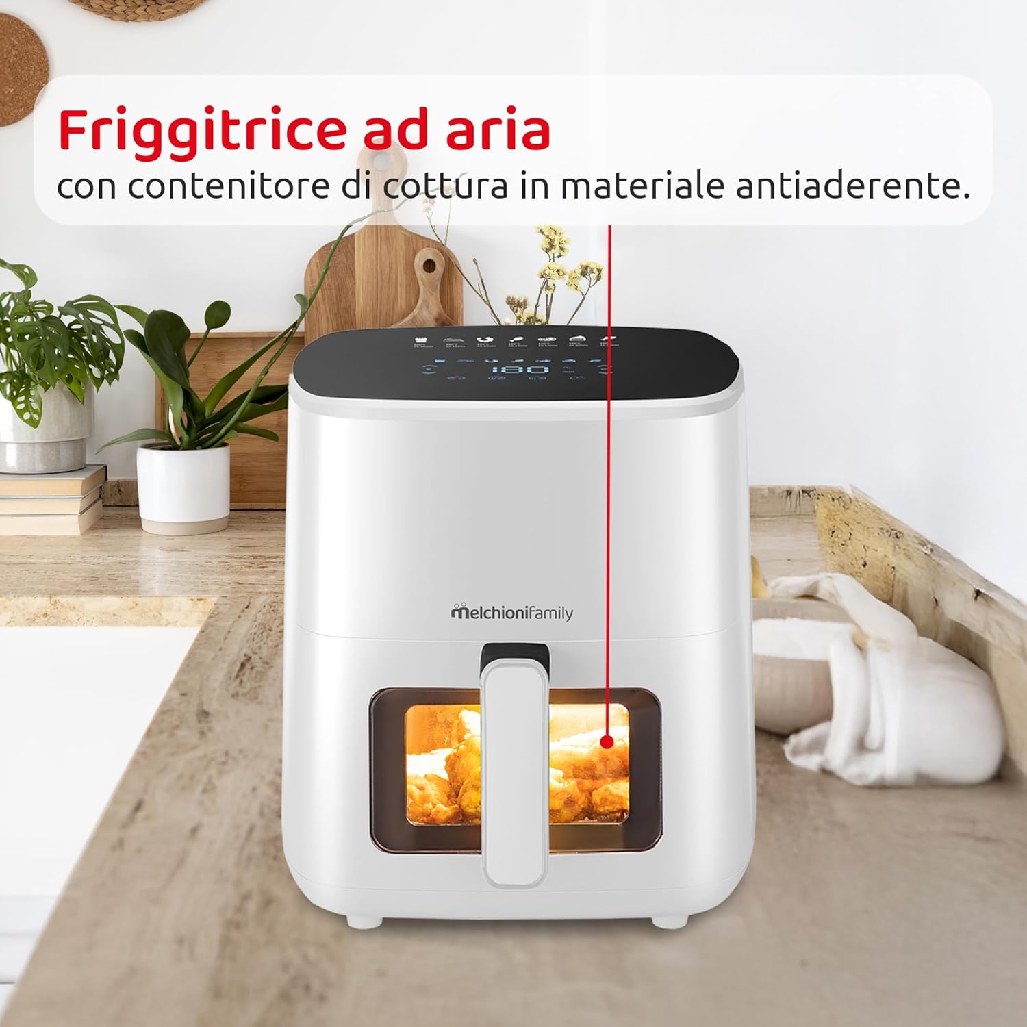 Melchioni Family MARIANNA NEW Friggitrice ad Aria 5L - immagine 4