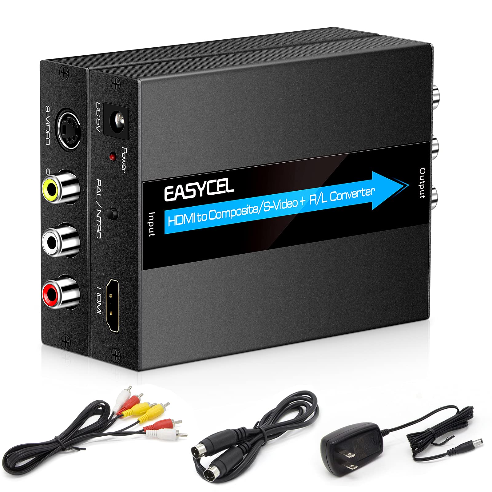 Easycel Convertitore da HDMI a S-video RCA