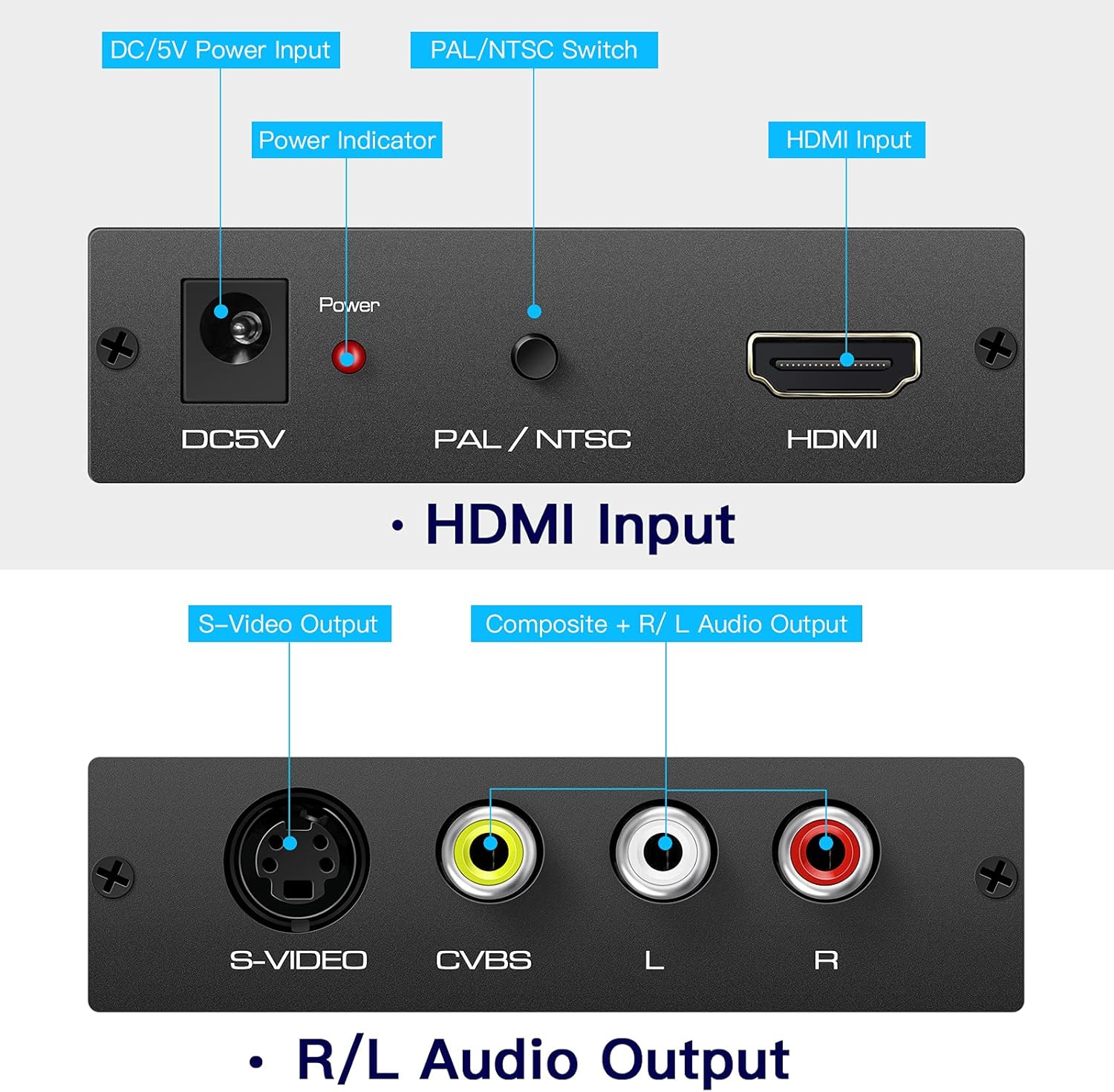 Easycel Convertitore da HDMI a S-video RCA - immagine 6