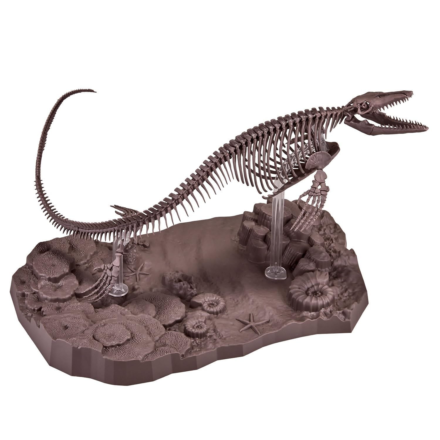 BANDAI SPIRITS - Imaginary Skeleton - Mosasaurus - Modello Kit, Kit di Modello, 6.87 cm x 9.70 cm x 2 cm, Plastica, Acrilico, No Color, Dinosauro, Adulto, Non Pieghevole