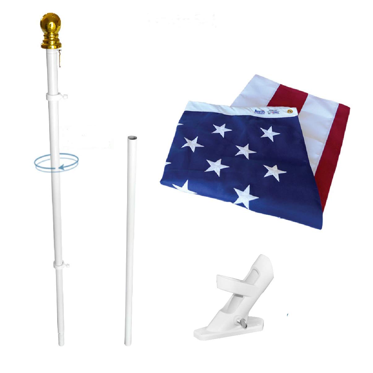 Annin Flagmakers American Flag SolarGuard Nylon Kit