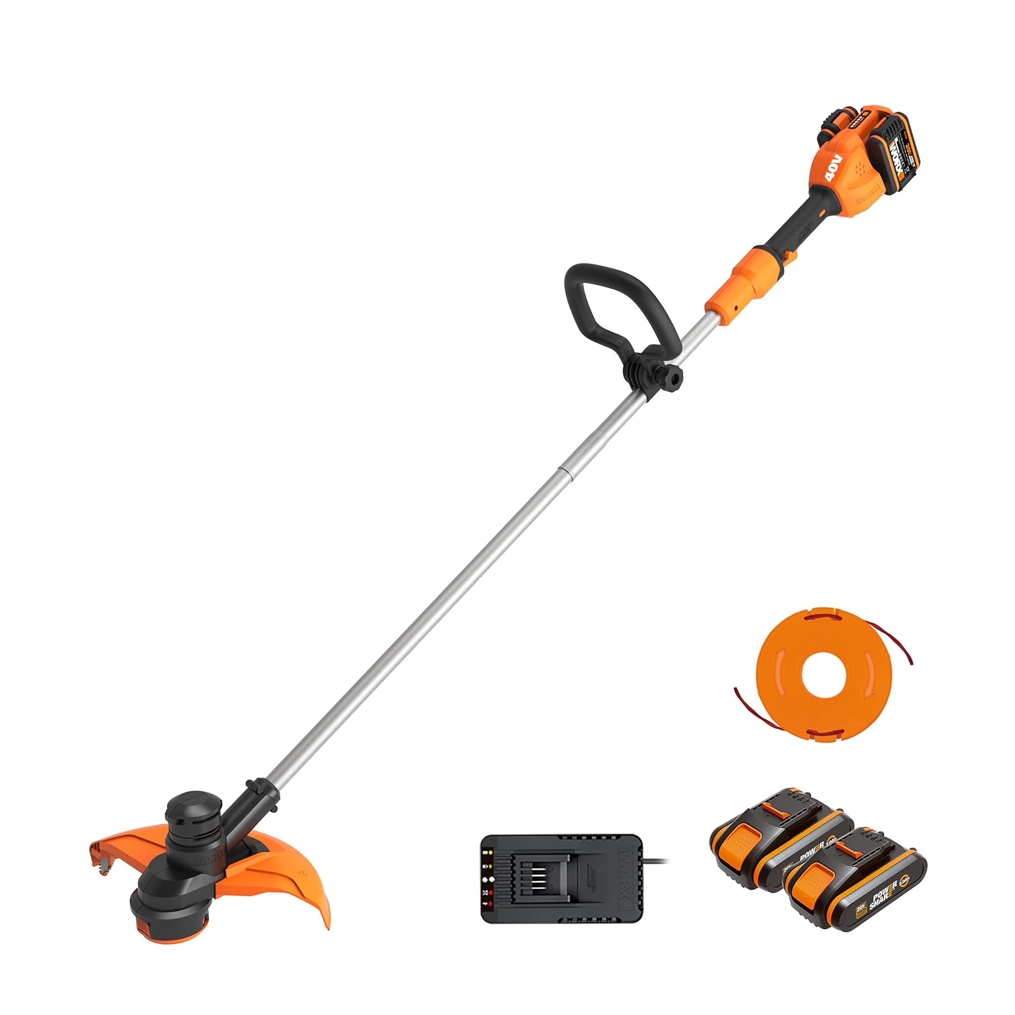Worx Tagliabordi a Batteria 40V Max (2x20V)