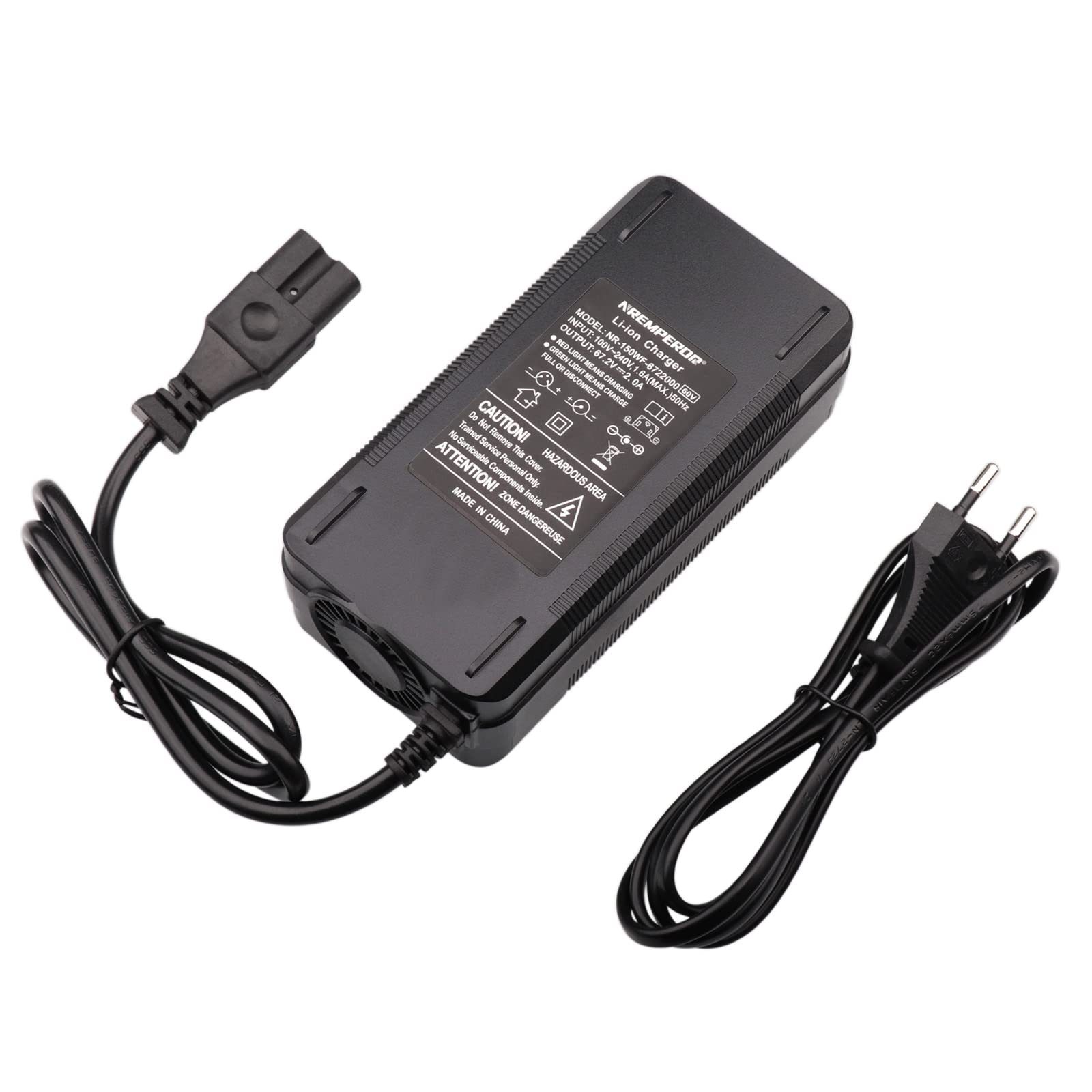 Caricabatterie Elettrico Universale 67,2V per Bici 60V