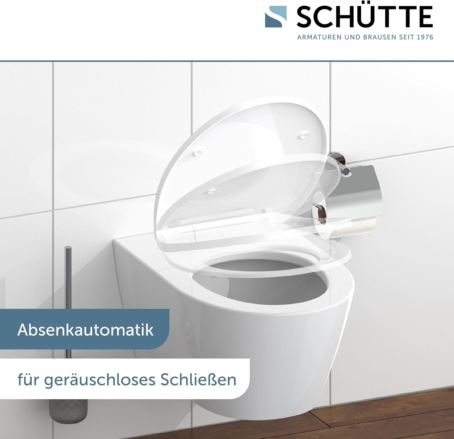 Schütte Sedile WC con Abbassamento Automatico e LED - immagine 3