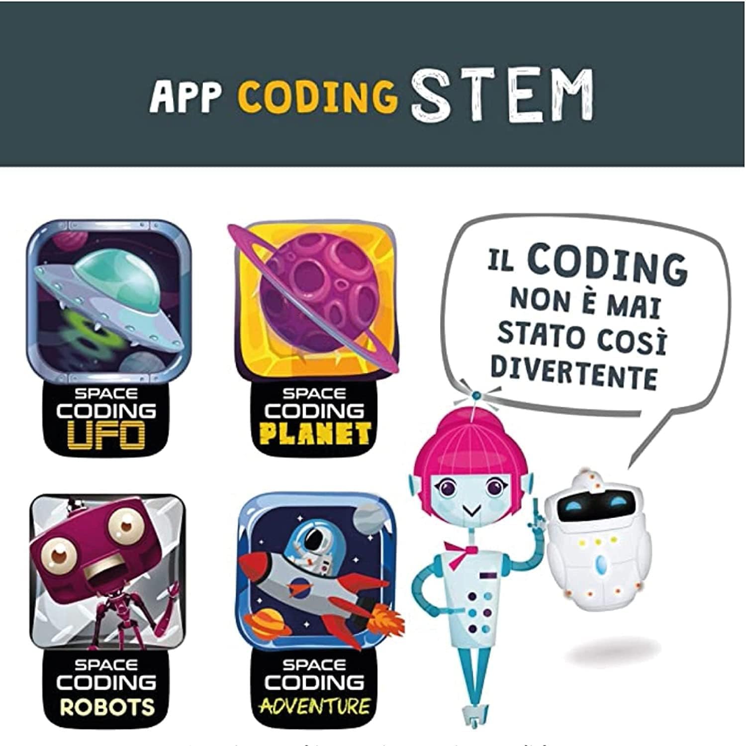 Lisciani Giochi-Mio Tab 10" STEM Coding XL 2021, Multicolore, 89055 - immagine 4