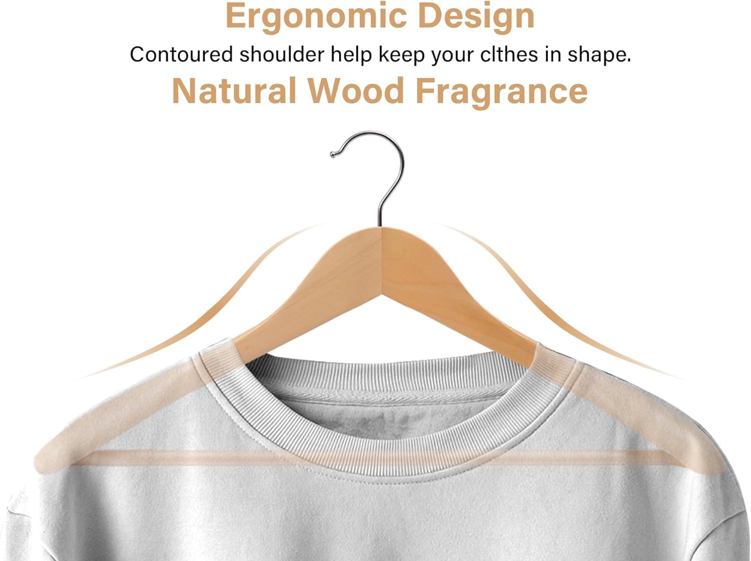 Storageworks Ganci in Legno Extra Larghe (10 Pezzi) - immagine 6