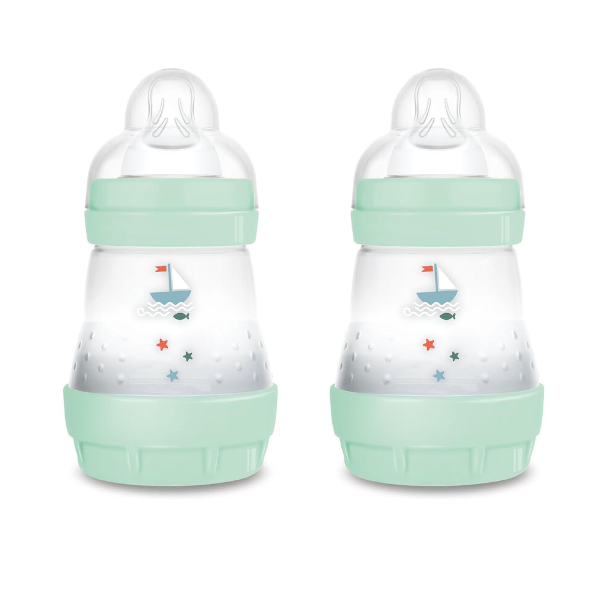 Mam Biberon Easy Start Anticolica Set 2x160ml, Azzurro