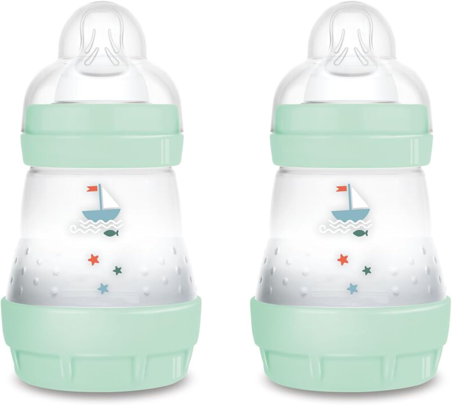 Mam Biberon Easy Start Anticolica Set 2x160ml, Azzurro - immagine 1