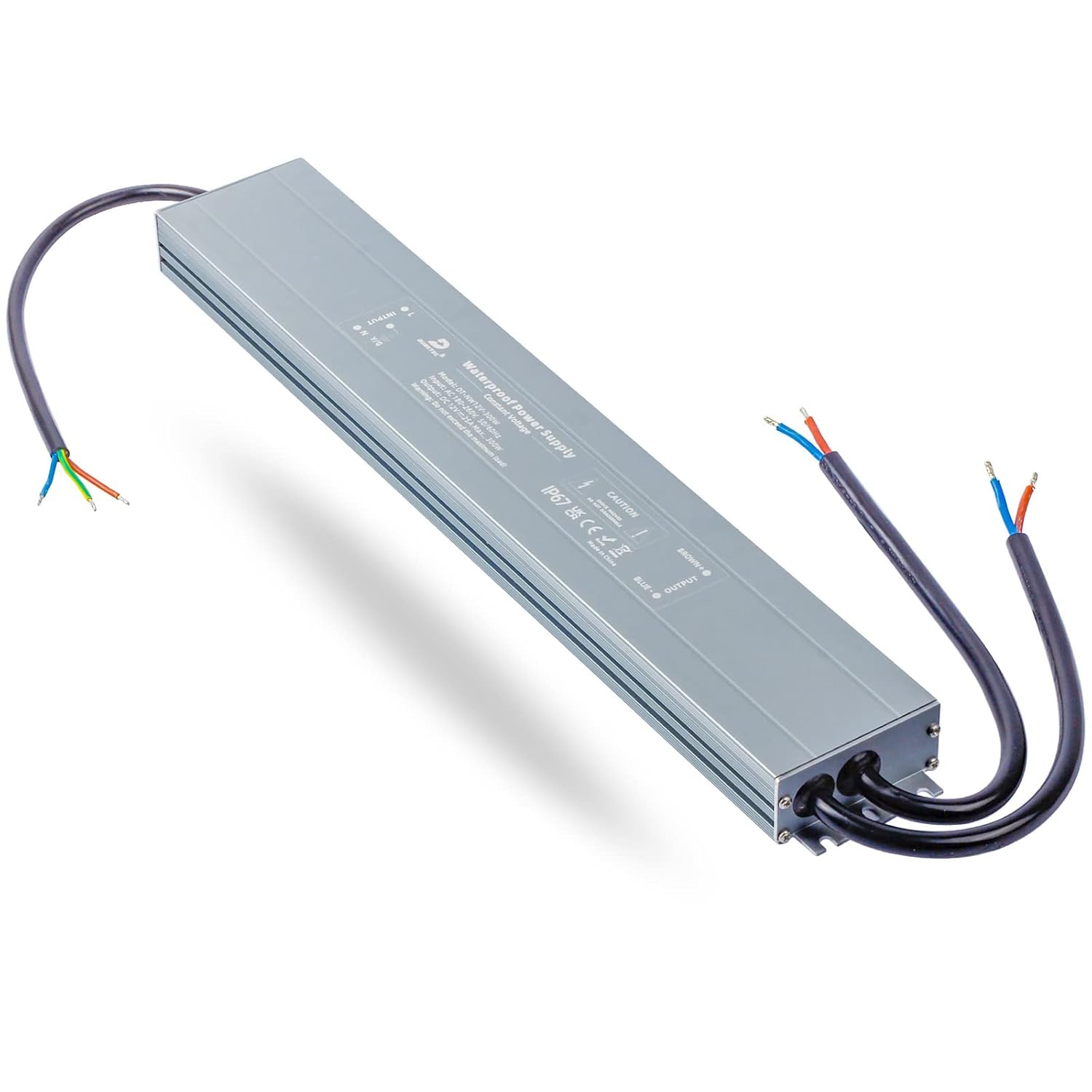 Dusktec Trasformatore LED 12V 300W 25A IP67 - immagine 1