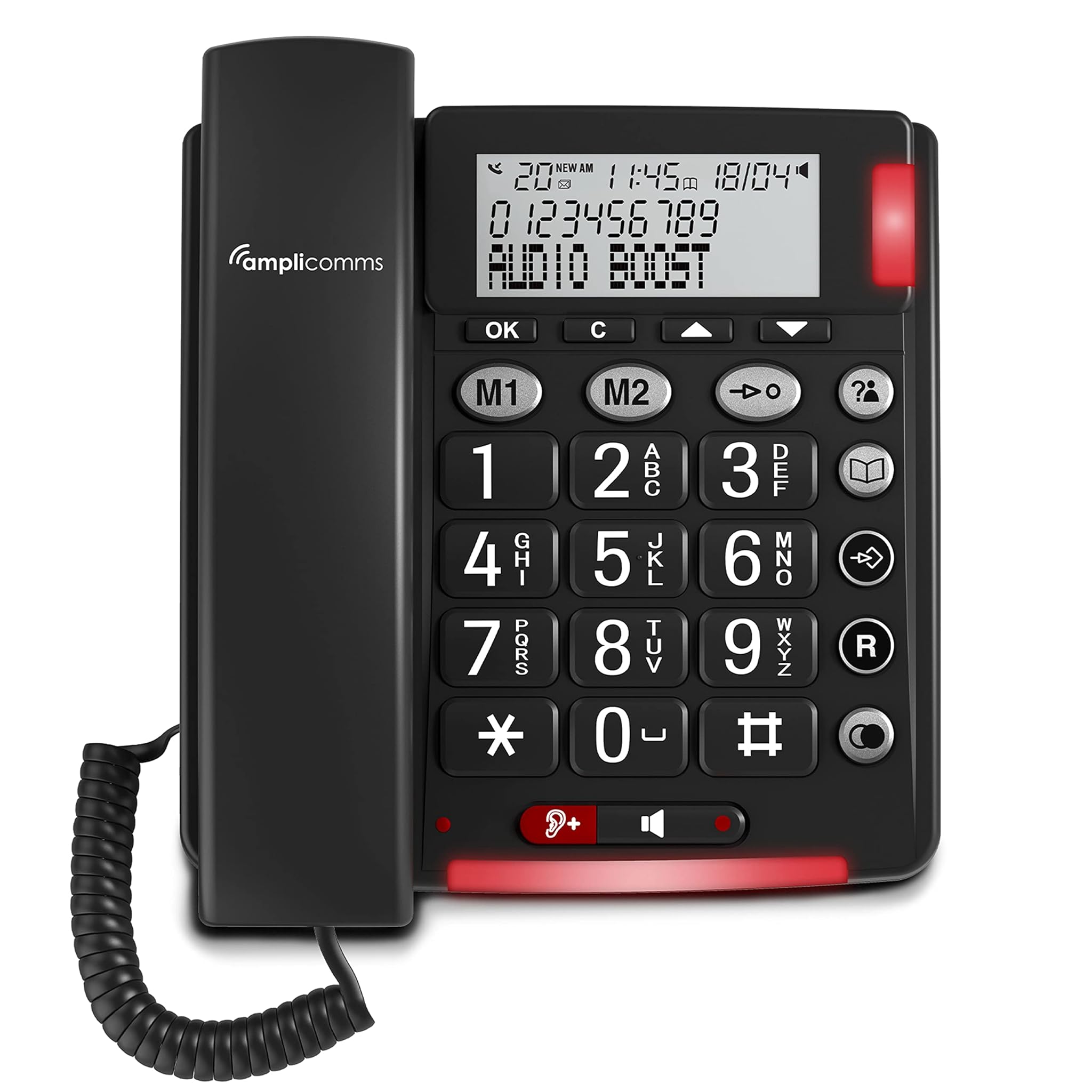 Amplicomms BigTel 48 Plus Telefono con Pulsanti Grandi