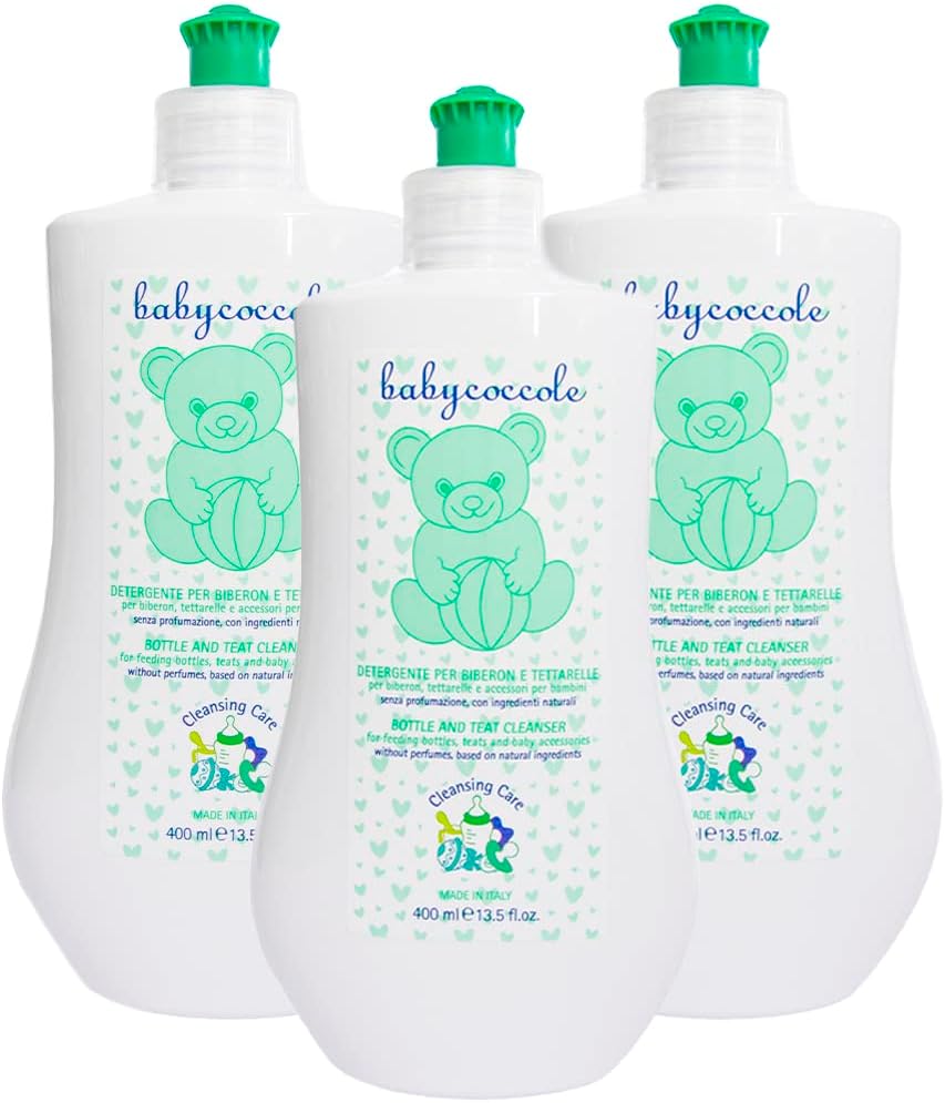 Babycoccole KIT 3 Flaconi Detergente Biberon e Ciucci - immagine 1