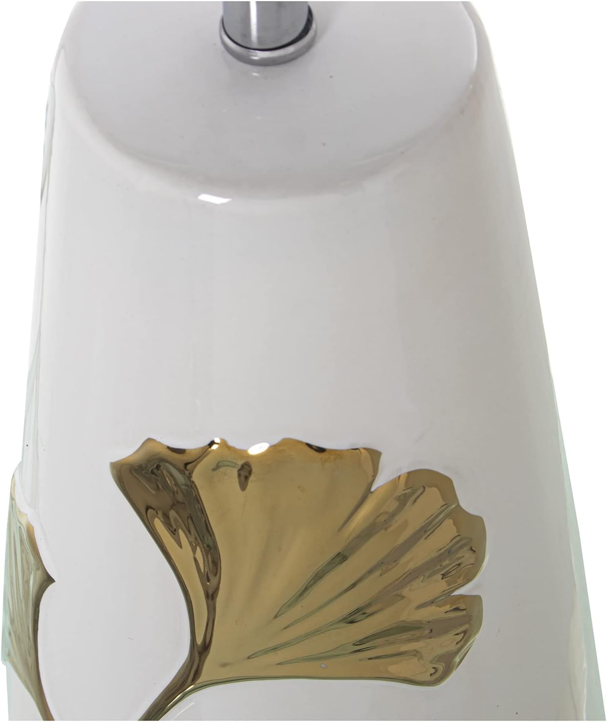 LÁMPARA SOBREMESA CERÁMICA Bianco/Oro 1XE27 - immagine 3