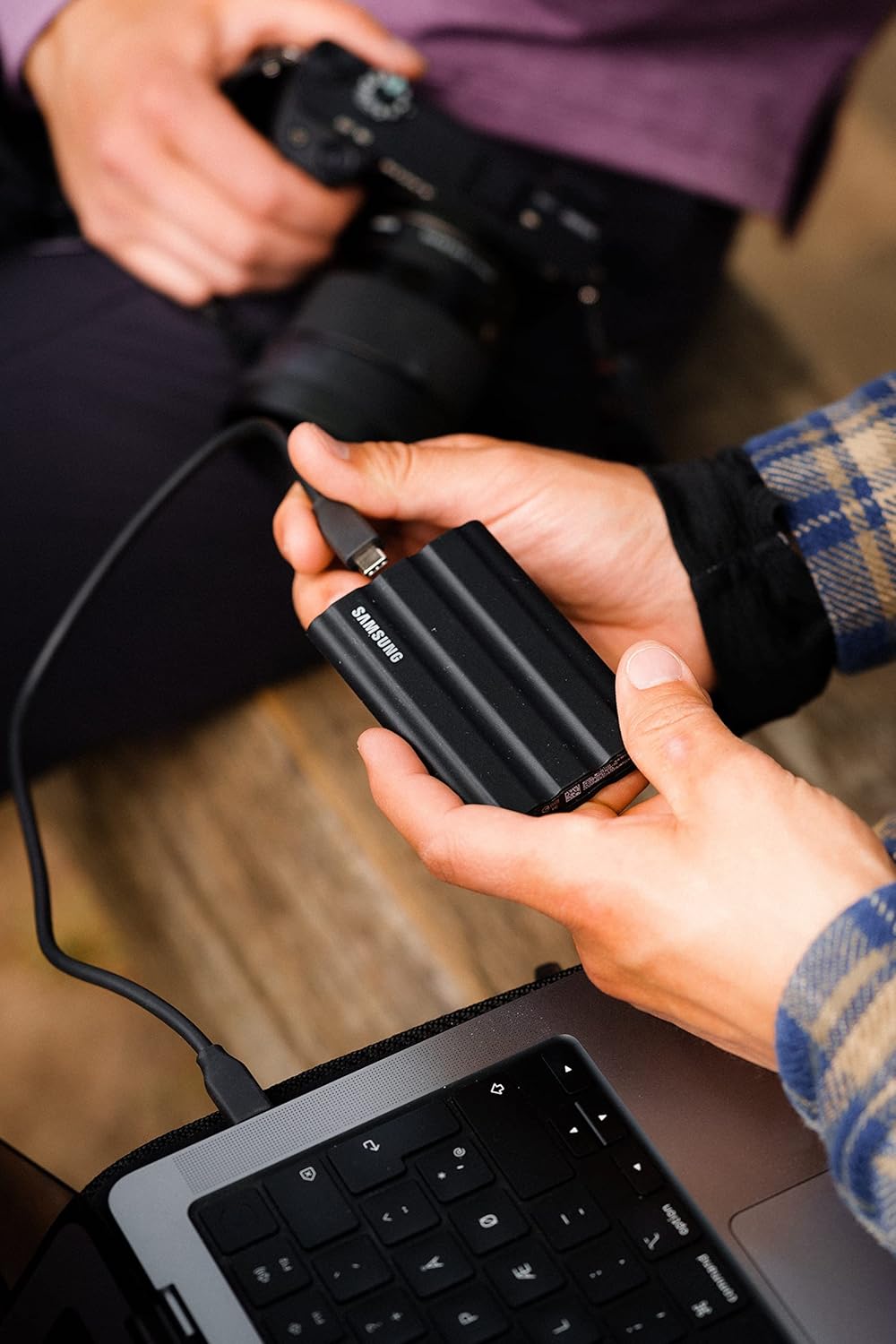 Samsung MU-PE1T0S/EU T7 Shield SSD Portatile 1TB, Nero - immagine 5