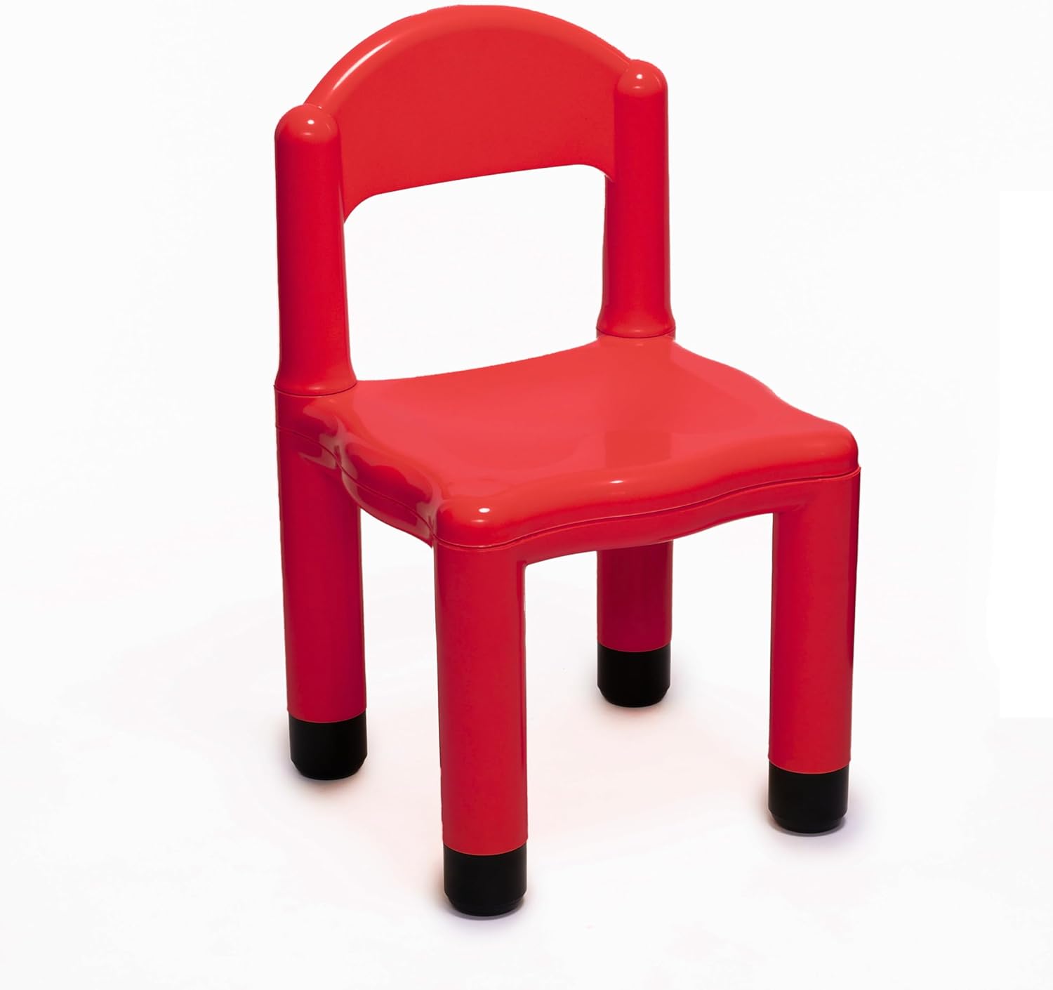 Seggiolina Plastica Rossa per Bambini, Antiscivolo