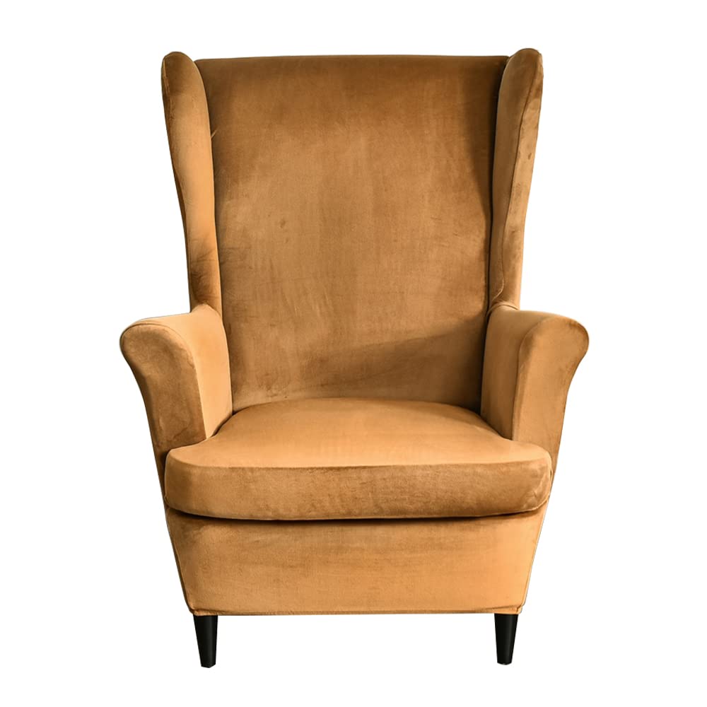 Copripoltrona 1 Posto con Orecchie Elasticizzato 2 Pezzi