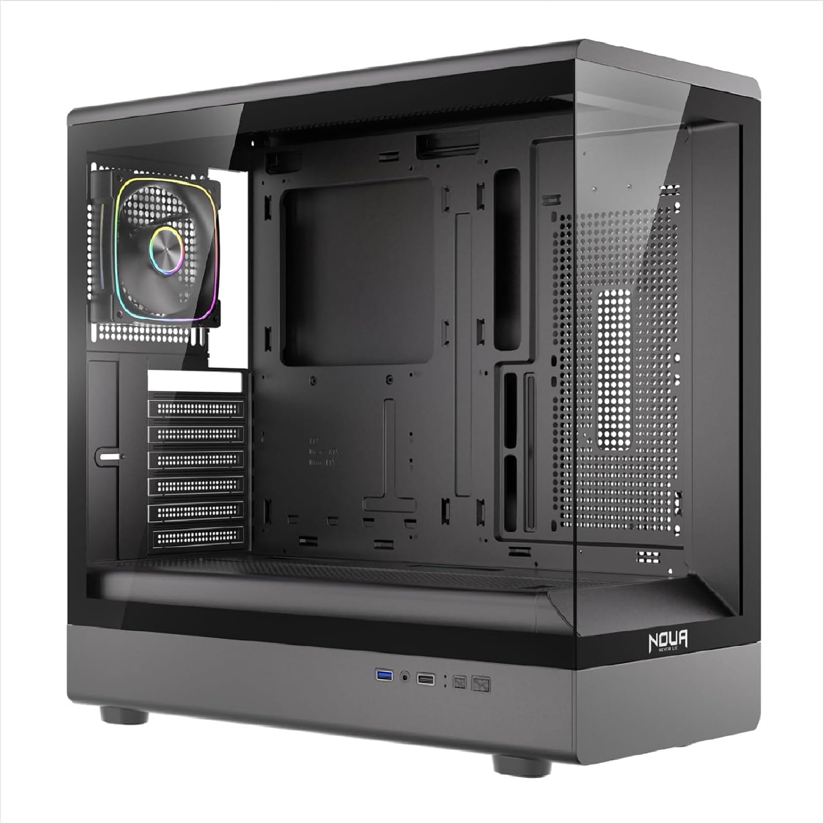 Noua Diamond CK100 - Case PC Gaming ATX Mid Tower Nero