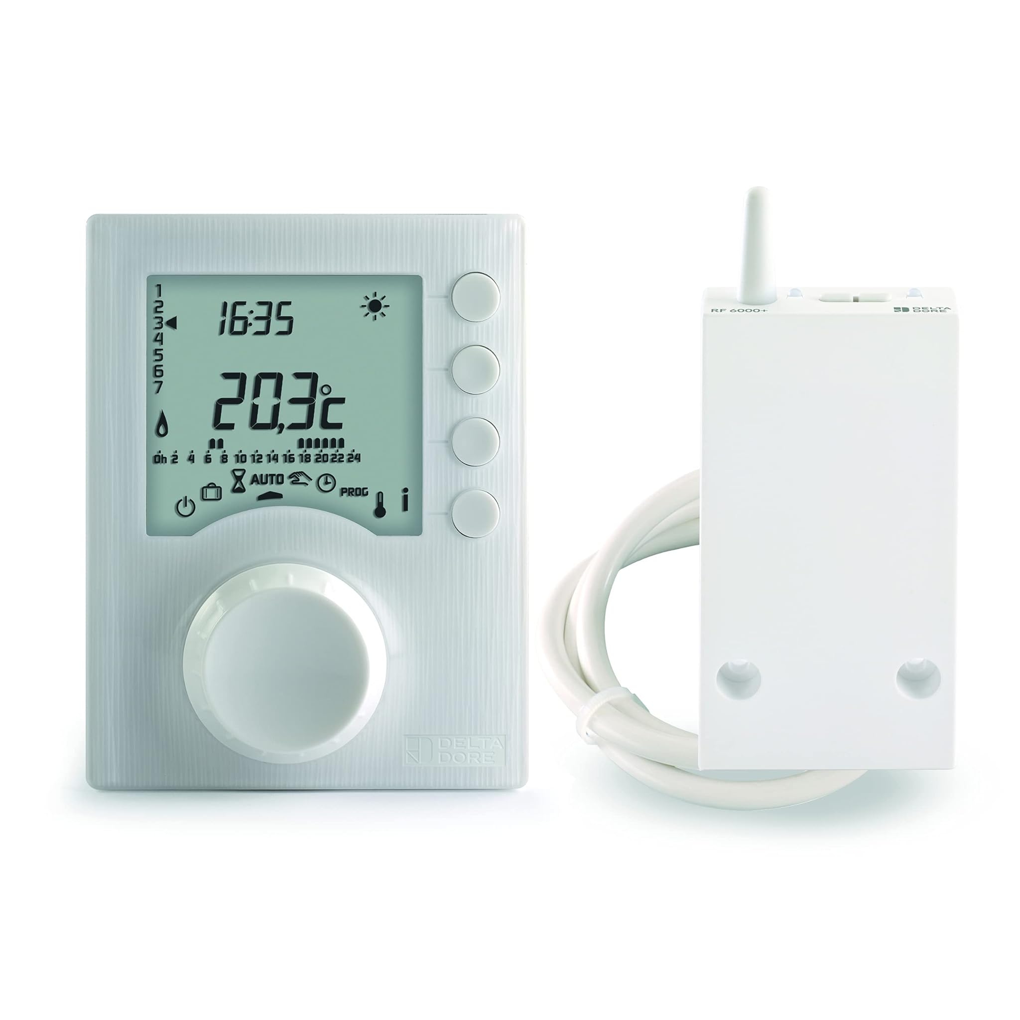 Delta Dore 6053064 Tybox 1137 Thermostat, White, one Size