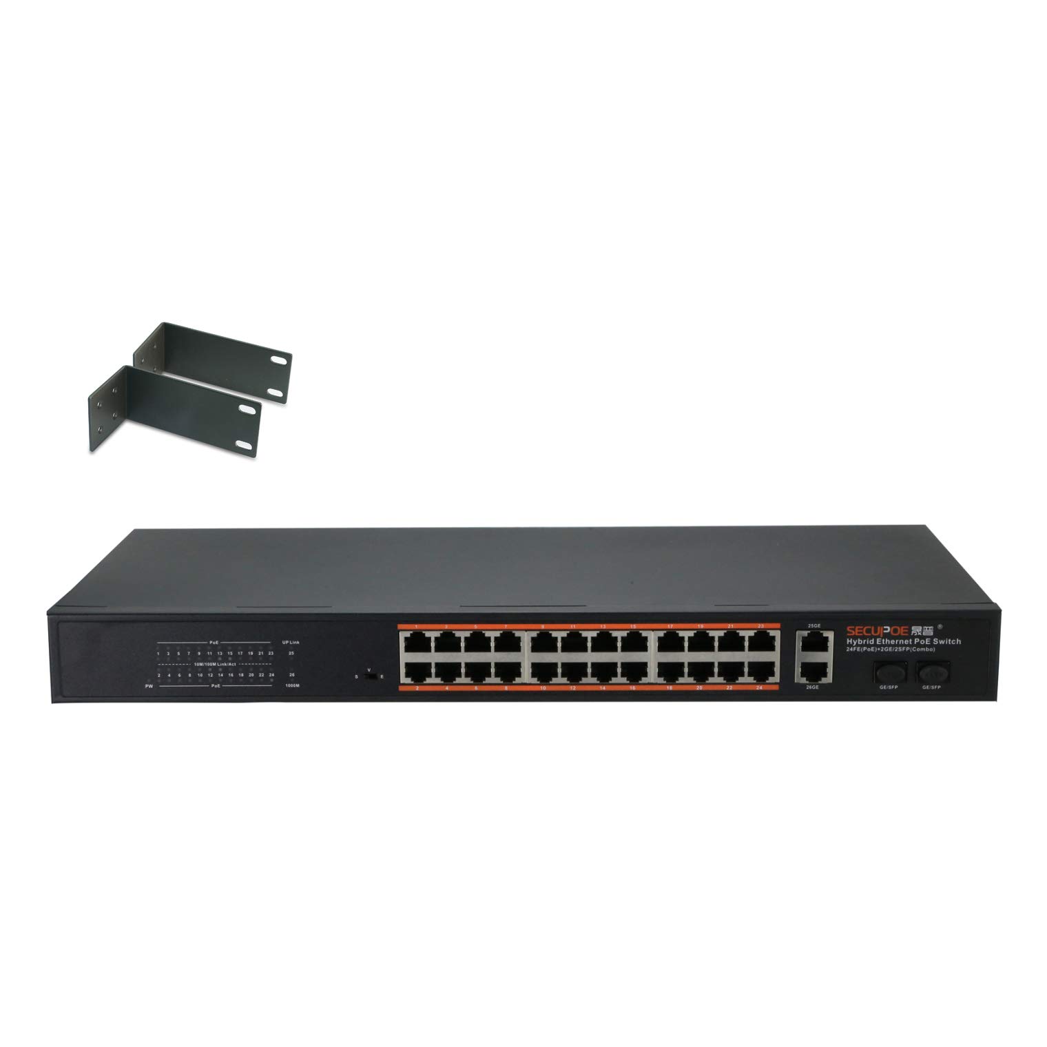 Secupoe 24 Porte Switch PoE 10/100M Plus