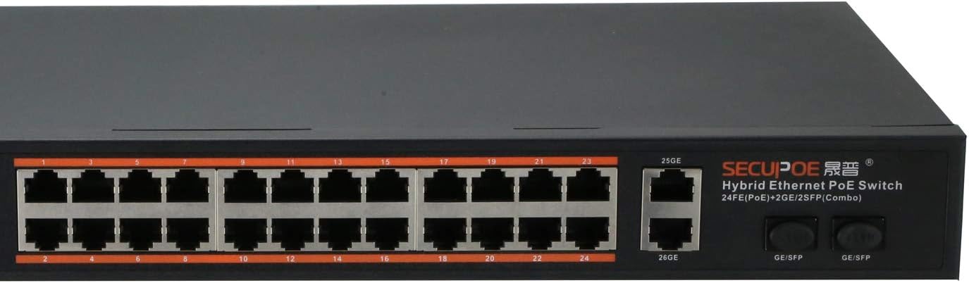 Secupoe 24 Porte Switch PoE 10/100M Plus - immagine 2