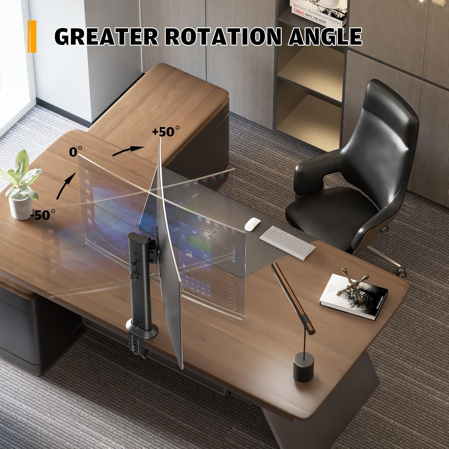 Hemudu - Supporto Singolo per Monitor da 13" a 32" - immagine 5