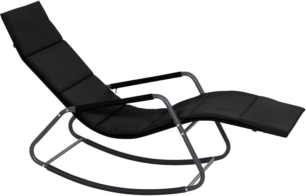Siena Garden Lettino Relax in Nero