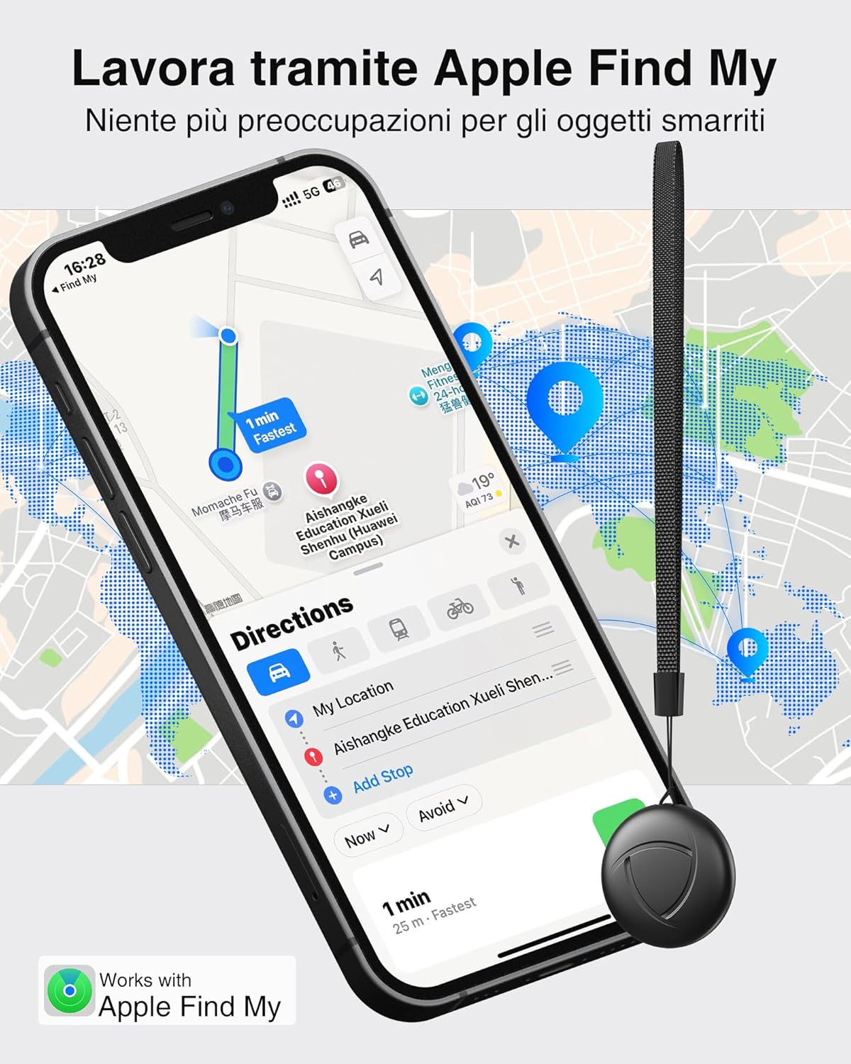 Localizzatori GPS Smart Tracker Tag (2 Pezzi) - immagine 2