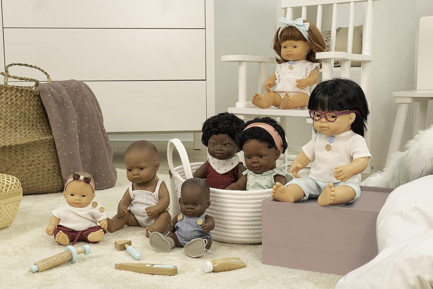 Miniland Cestino in Cotone per Bambole - immagine 4