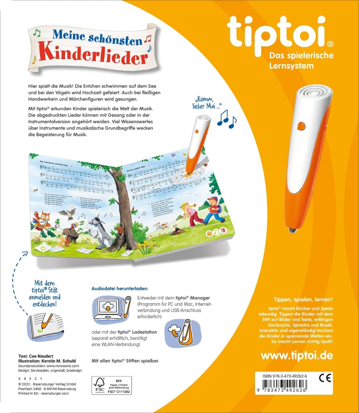 TIPTOI Ravensburger 007004 - Penna per Bambini 4-7 Anni - immagine 2