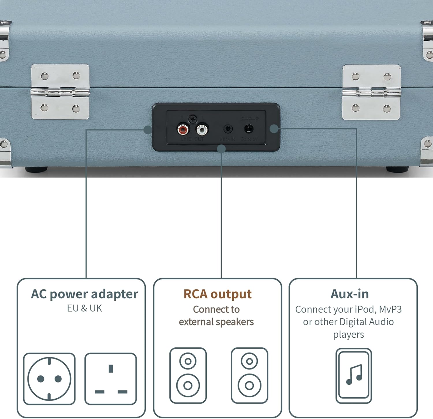 Crosley Cruiser Plus - Giradischi Portatile Bluetooth - immagine 4