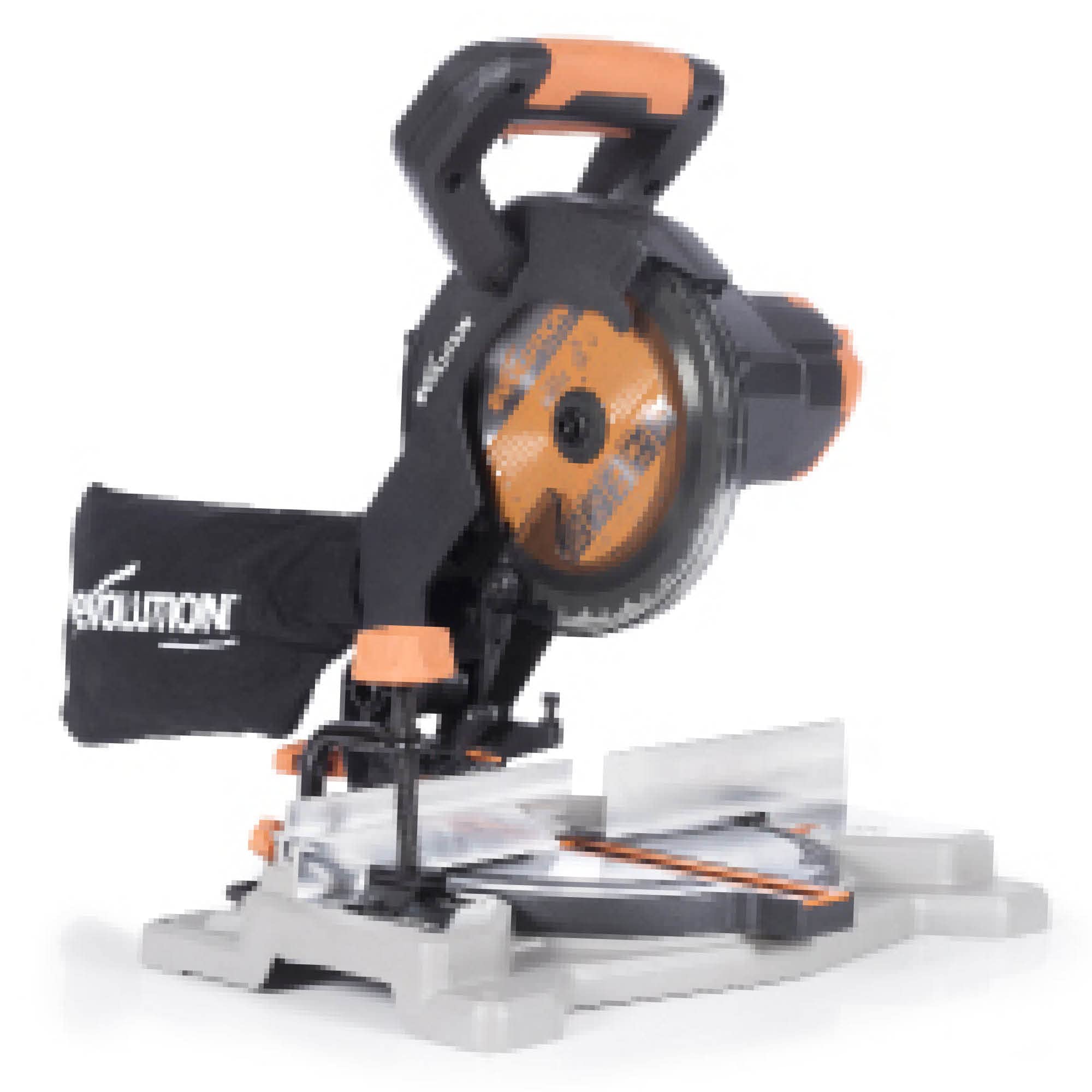 Evolution Troncatrice composta da 185 mm R185CMS-Li a batteria 18 V Li-Ion EXT