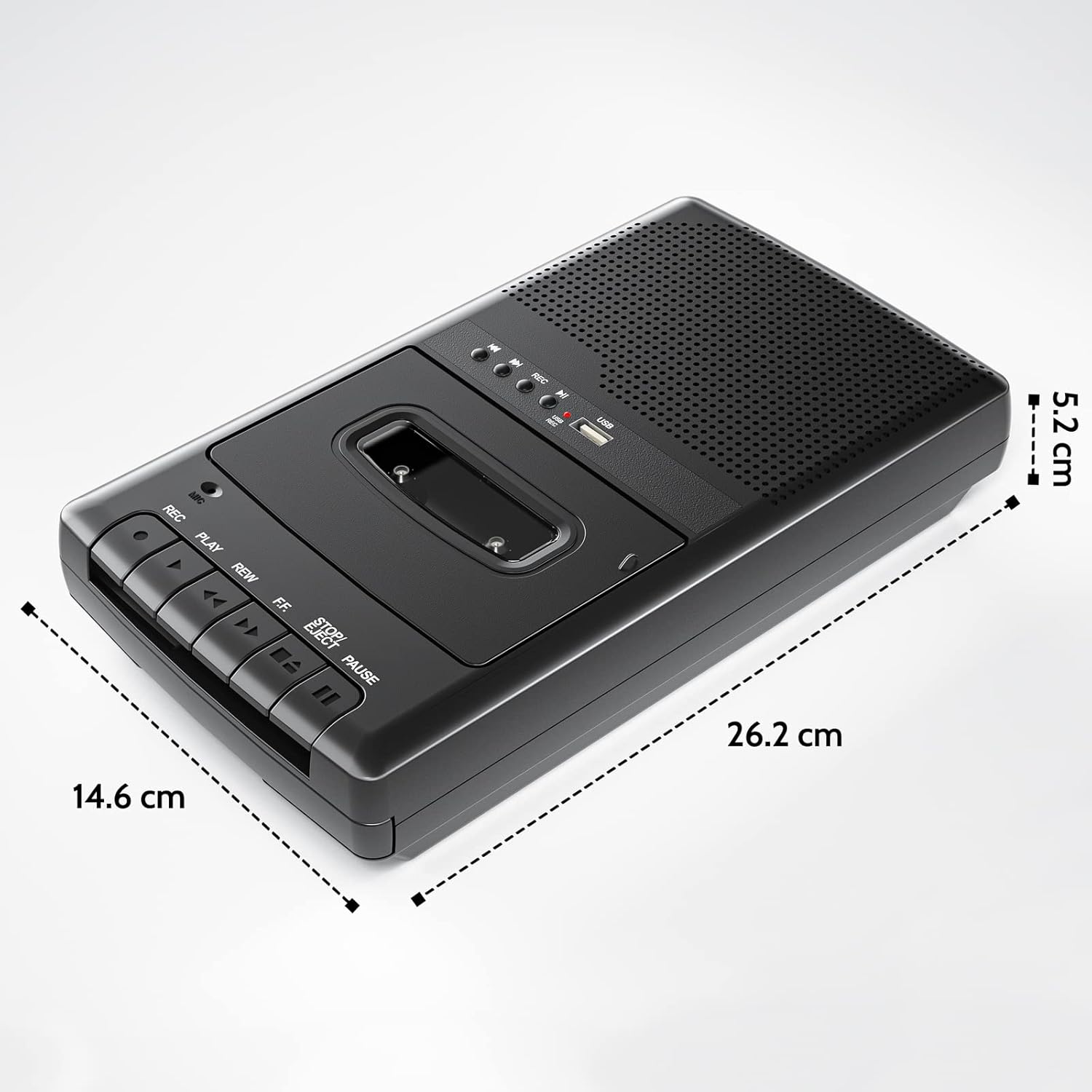 Registratore Cassette Portatile con Digitalizzazione USB - immagine 6