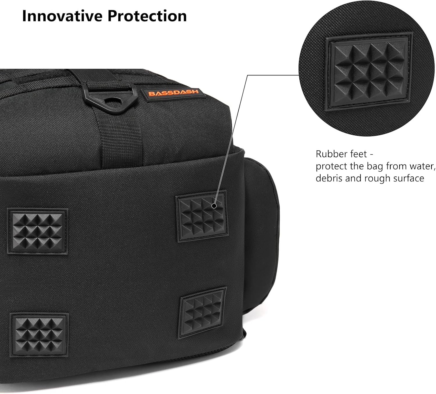 BASSDASH Zaino da Pesca Convertibile FP07 - immagine 6