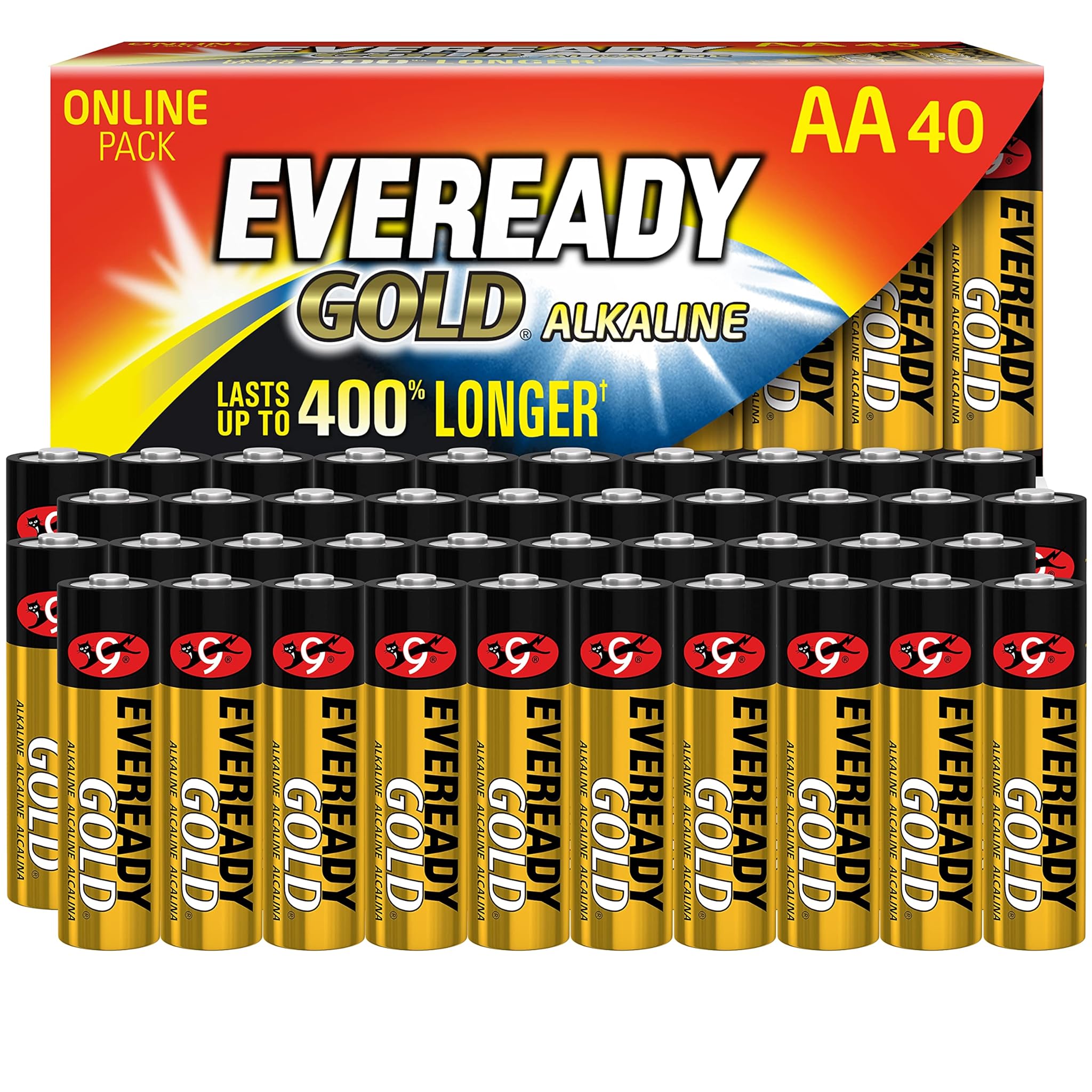 Eveready Gold by Energizer - Pile AA Alcaline (40 pz)