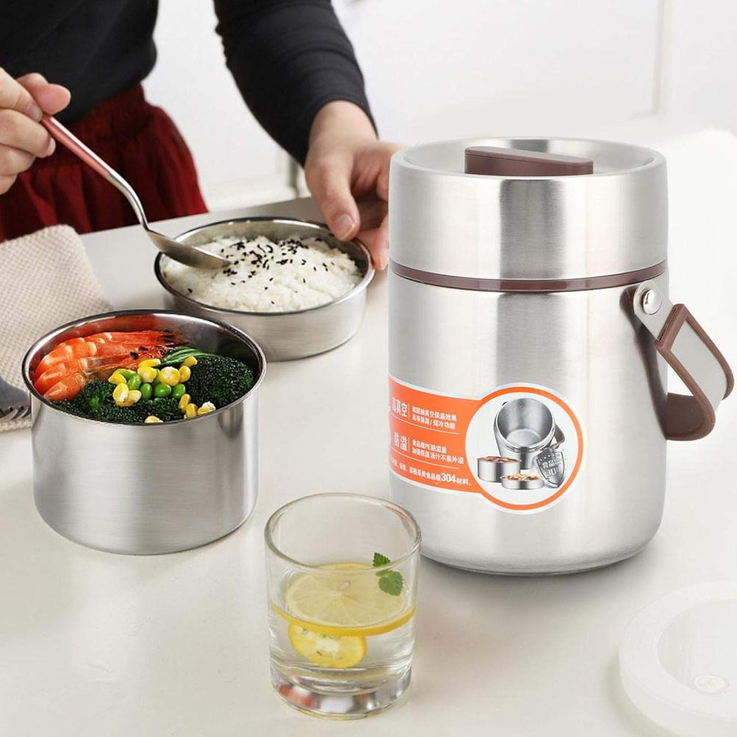 Contenitore Termico per Cibi e Bevande Caldi 1.6L - immagine 2