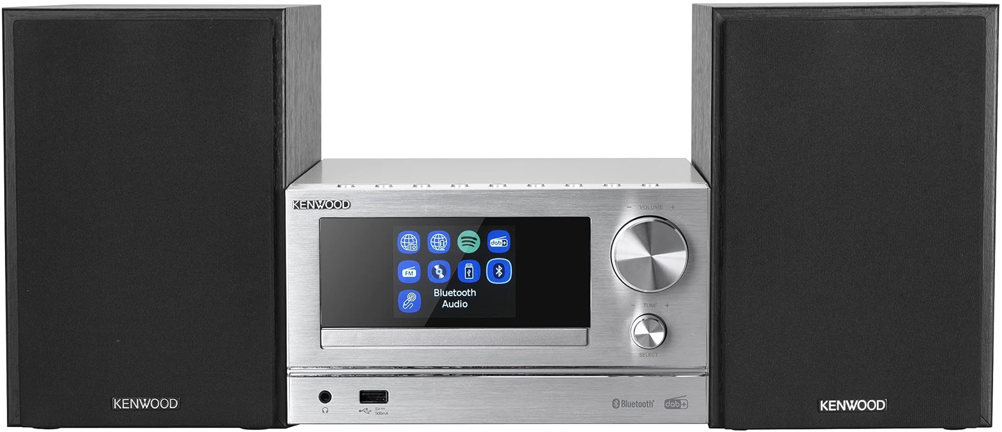 Kenwood M-7000S - Sistema Micro HiFi Stereo, Silver
