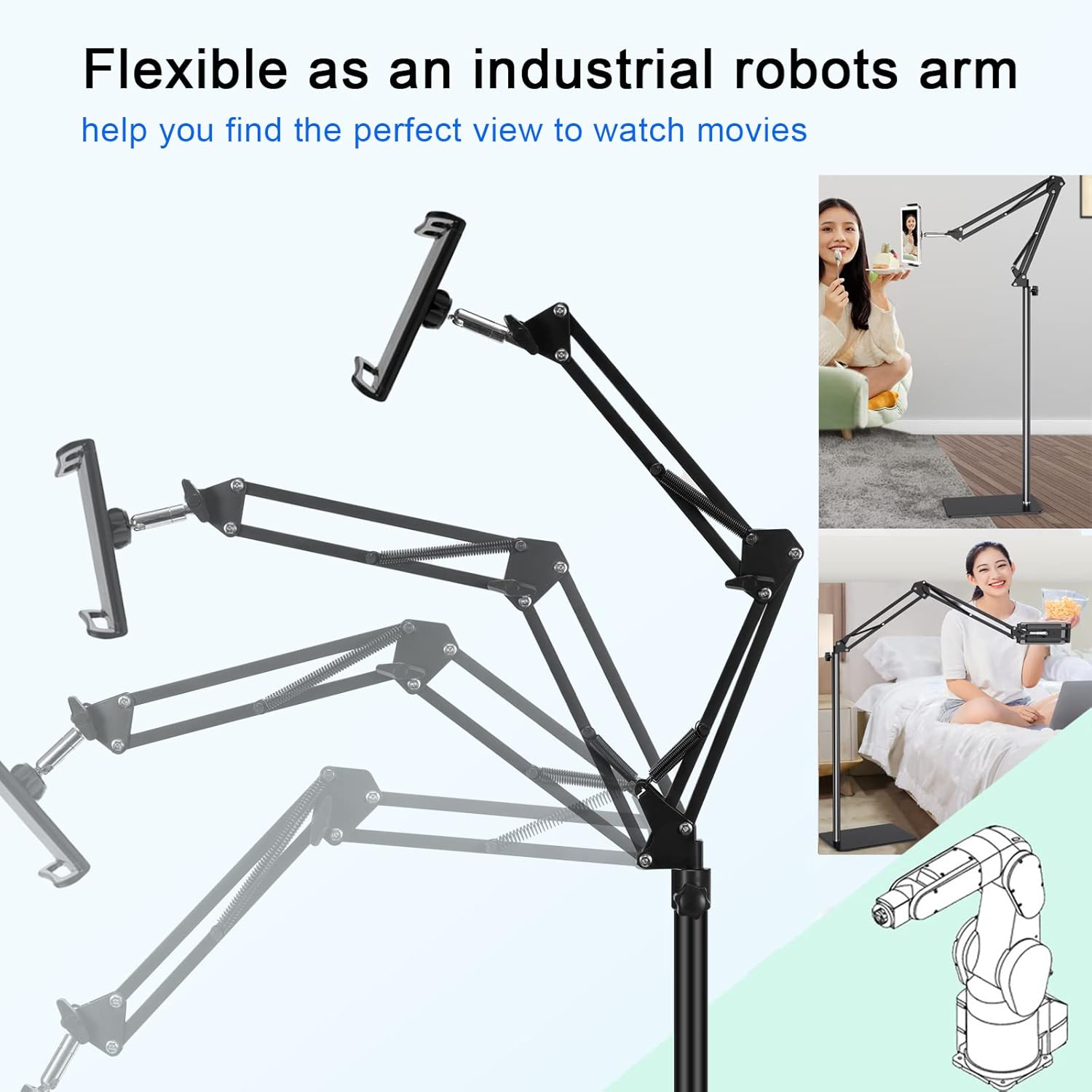 Supporto da Pavimento Universale per Tablet e Cellulari - immagine 4