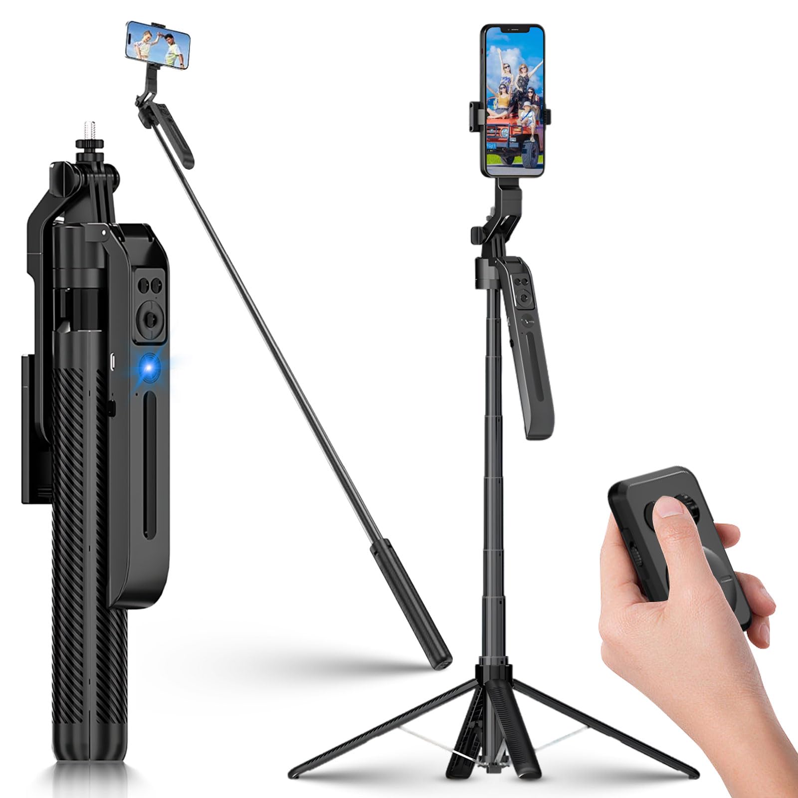 Treppiede per Cellulare Auto Face Tracking 180cm