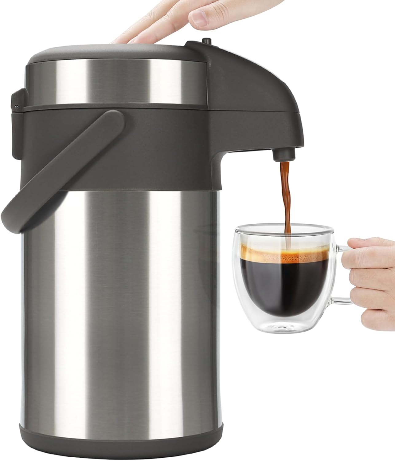 Olerd Thermos a Pompa 3L in Acciaio Inox