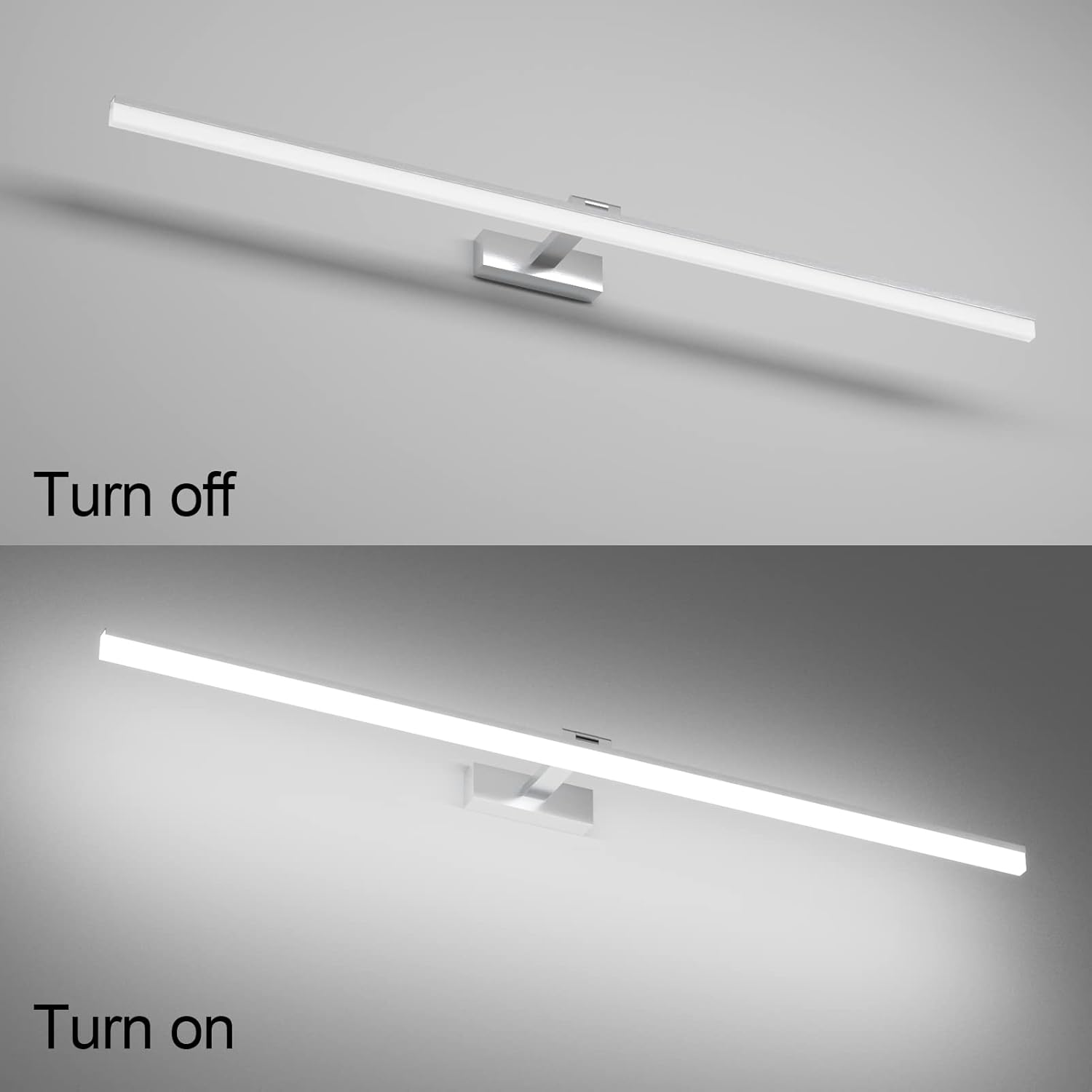 Klighten Lampada Specchio Bagno LED 32W 120CM - immagine 4