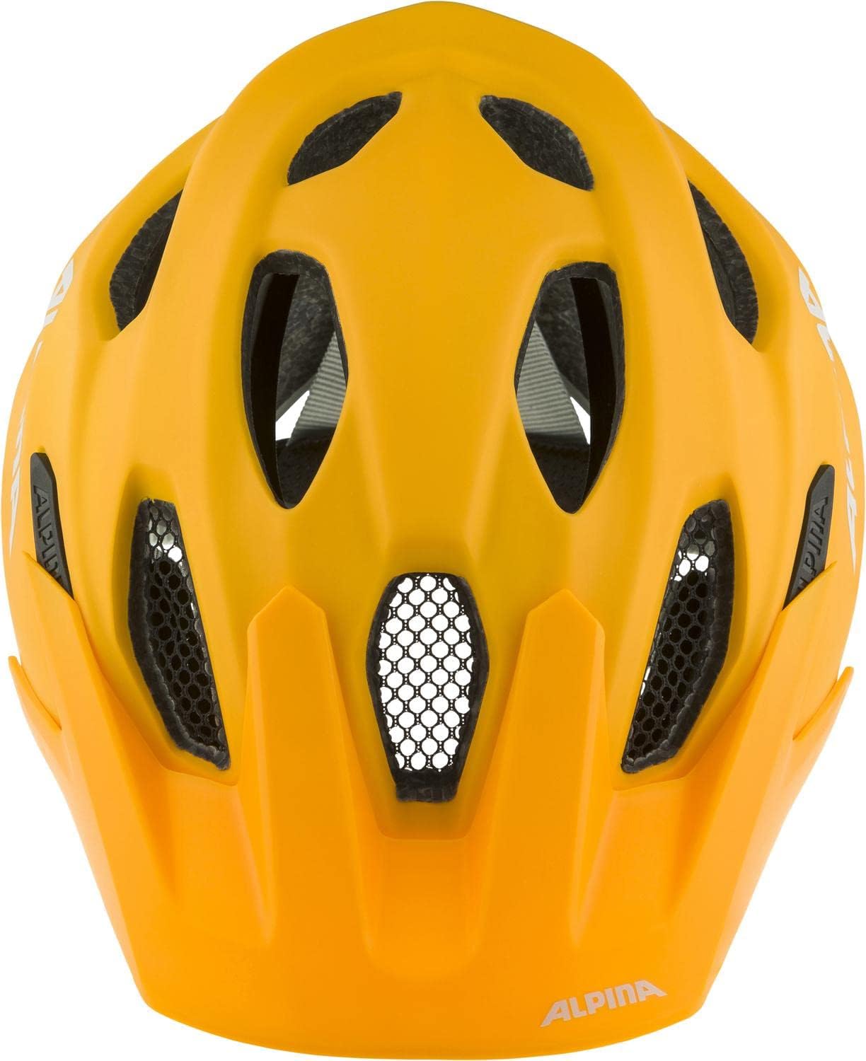 ALPINA Carapax JR Helm 2023 Burned Yellow Matt - immagine 2
