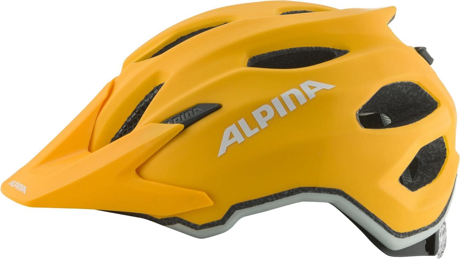ALPINA Carapax JR Helm 2023 Burned Yellow Matt - immagine 3