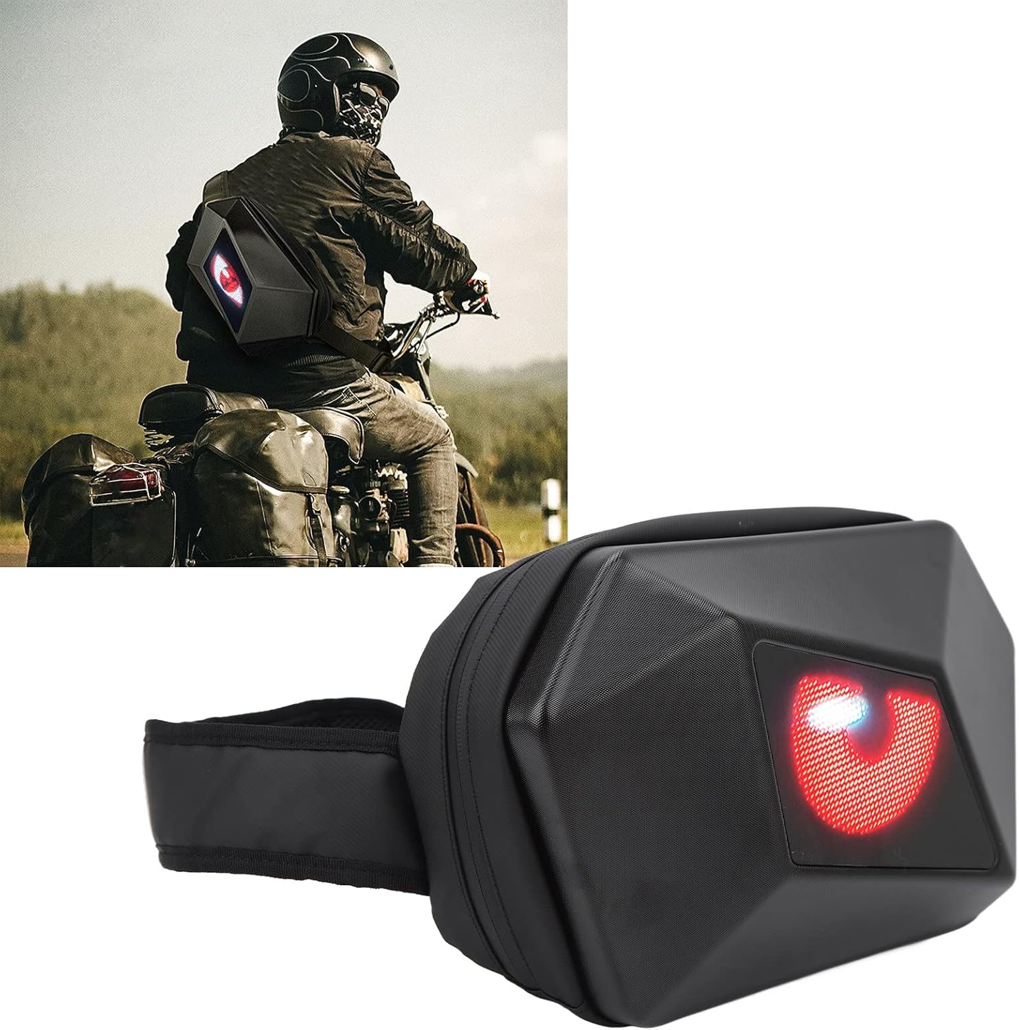 Gugxiom Zaino con Display a LED Impermeabile - immagine 3