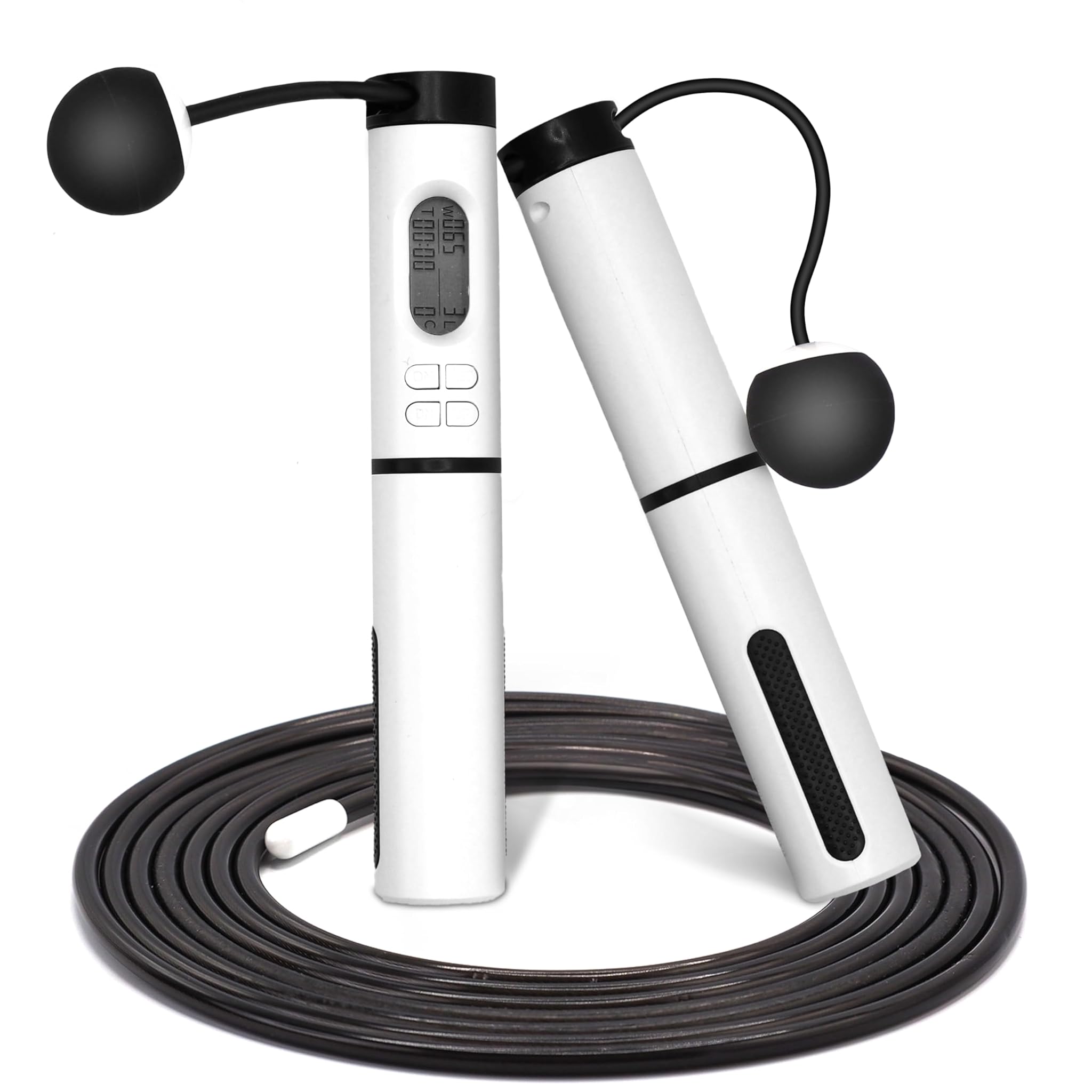 Corda Per Saltare Professionale Regolabile con Filo Acciaio