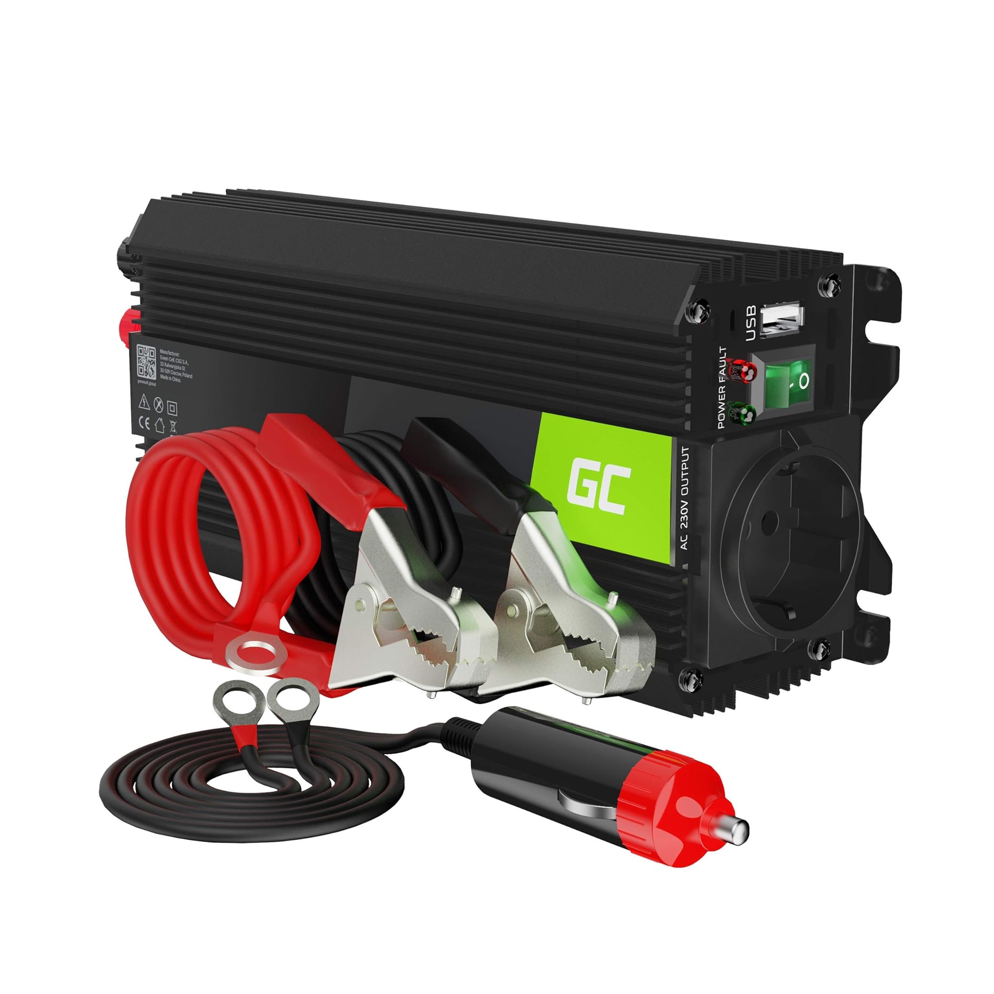 Green Cell PRO Inverter 500W/1000W 12V 220V Onda Modificata